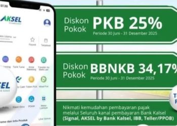 Bayar Pajak Kendaraan Lewat AKSEL By Bank Kalsel