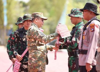 Bupati Tanbu Pimpin Upacara Pembukaan TMMD Ke-126 Tahun 2025