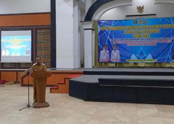 Bupati Hadiri Rakor Penguatan Peran RT di Desa dan Kelurahan