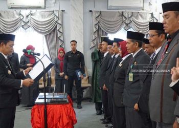 Bupati Balangan Lantik 16 Pejabat