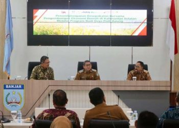 Pemkab Banjar Dukung Budidaya Padi Apung