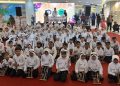 Tim Angklung SD Sungai Miai 10 Tampil Menawan