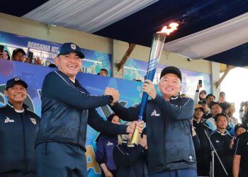 Gubenrur Didampingi Hj Fathul Jannah Buka Porprov XII 2025