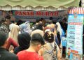 Diskop UMKM Perindag HSU Gelar Pasar Murah Tekan Harga Bahan Pokok