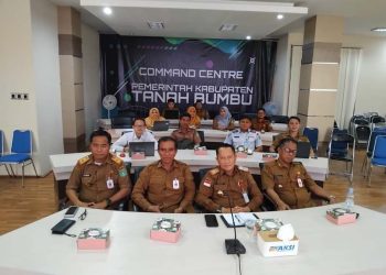 Pemkab Tanbu Ikuti Rakor Pengendalian Inflasi Daerah