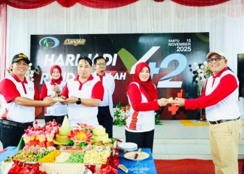 Bupati Sahrujani Hadiri Puncak Peringatan Hari Jadi RSUD PB ke-42