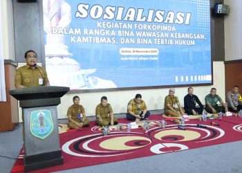 Bupati HSU Buka Sosialisasi Wasbang Kamtibmas dan Tertib Hukum