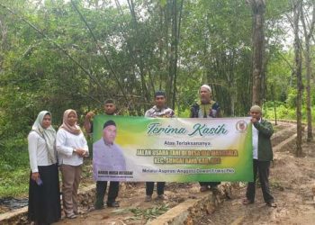 Jalan Usaha Tani di Desa Ida Manggala Berkat Habib Musa