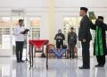 Bupati Lantik Yudi Andrea Sebagai Sekda Banjar