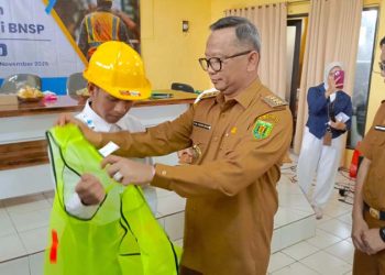 Disnaker Gelar Pelatihan dan Sertifikasi Tukang Bangunan