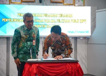 Pemkab Teken Kerja Sama dengan 18 Instansi dalam Penyelenggaraan MPP