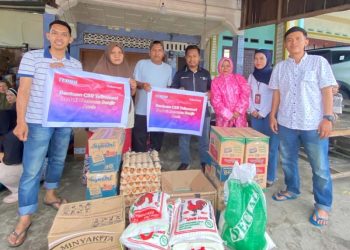 Telkomsel Salurkan Bantuan Sosial dan Percepatan Pemulihan Jaringan