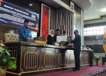 DPRD Kotabaru Sampaikan Laporan Akhir Pembahasan Raperda Perubahan