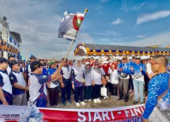 Pemkab Kotabaru Gelar Jalan Sehat dan Senam Anak Indonesia Hebat