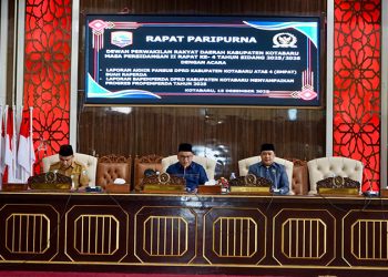 Rapat Paripurna DPRD Kotabaru Bahas Empat Raperda