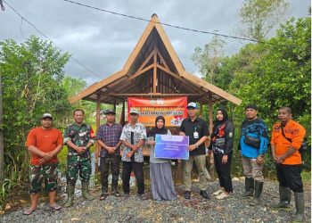 Salurkan Bantuan Banjir, Hadir Bersama Warga Balangan dan Banjar