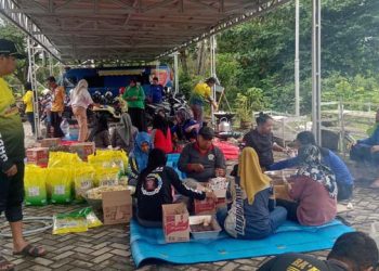 Dinsos Tapin Buka Dapur Umum Untuk Korban Banjir