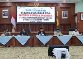Gubernur Kalsel Pimpin Rakor Rencana Kedatangan Presiden