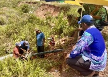 Setelah empat hari, petugas PT AMSB temukan penyebab matinya air