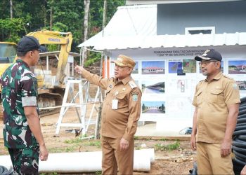 Bupati Kotabaru Tinjau Pembangunan Batalyon Infanteri Saijaan
