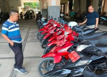 Sekretariat DPRD Banjarbaru Inventarisasi Kendaraan Dinas