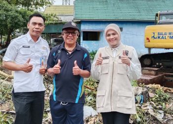 Wakil Walikota Tinjau Pengerukan Sungai Pemurus