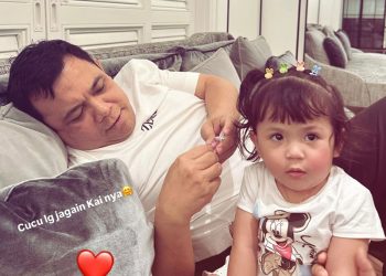 Dikenal Tegas dan Bijak, H Isam Tunjukkan Sisi Penyayang Bersama Cucu