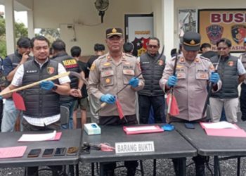 Polsek Bansel Amankan Pelaku Tawuran