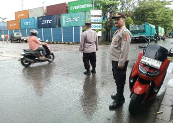 Polsek KPL Ajak Warga Pelabuhan Laut Tertib Berlalulintas