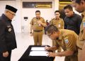 Bupati Rusli Lantik Sejumlah Pejabat