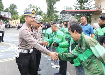 Ojek Online Diajak Jadi Pelopor Keselamatan Berlalu Lintas