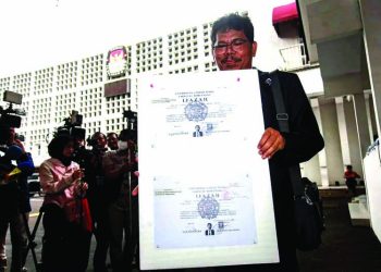 Salinan Asli Ijazah Presiden ke-7