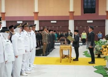 Pemkab Tapin lantik 134 pejabat fokus percepat kinerja layanan