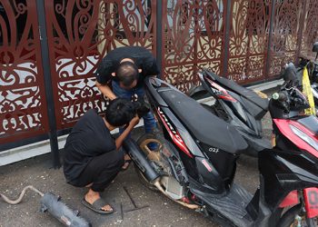 Sejumlah Orangtua Ambil Motor Anaknya di Polres