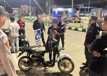 Polisi Tindak Motor Tak Sesuai Standar