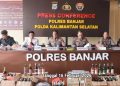 Polres Banjar Aman Puluhan Tersangka Narkoba