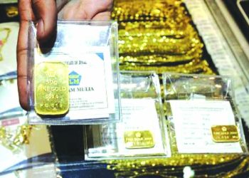 Harga Emas Antam Melorot Rp40 Ribu