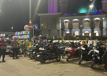 Polres Tabalong Jaga Keamanan Tarawih