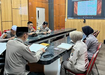 Polres Tabalong Ikuti Tadarus One Day One Juz