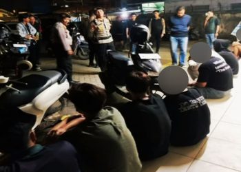 Puluhan Remaja Perang Sarung Diringkus Petugas