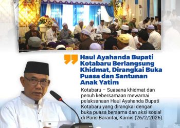 Haul Ayahanda Bupati Kotabaru Berlangsung Khidmat