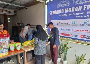 Sembako Murah FWE Ramai Diserbu Masyarakat Sungai Andai