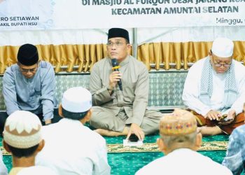 Bupati Laksanakan Safari Ramadhan Perdana di Masjid Al Furqon