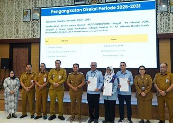 Walikota Tetapkan Tiga Direksi Baru PTAM Bandarmasih