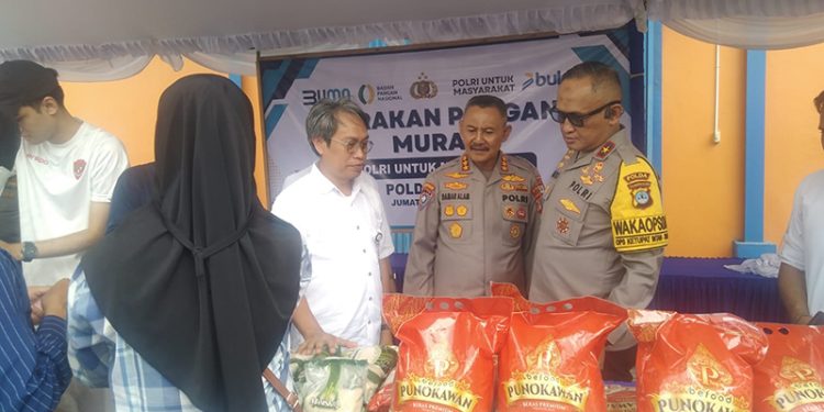 Polda dan Bulog Gelar Gerakan Pangan Murah
