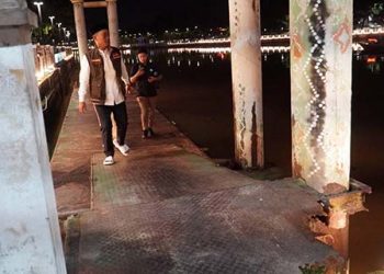 Fasilitas Siring di Menara Pandang Banyak Rusak