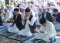 Gubernur Bersama Wagub Sholat Id di Sabilal Muhtadin