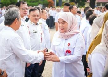 Walikota Lisa Pimpin Apel Pascalibur Lebaran