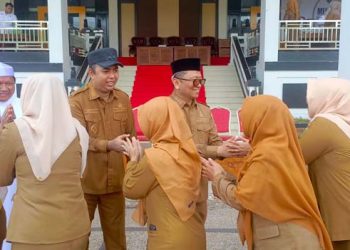 Pemkab Tabalong Gelar Apel Gabungan dan Halalbihalal