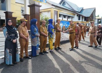 Pemkab Tala Gelar Apel dan Halal Bihalal